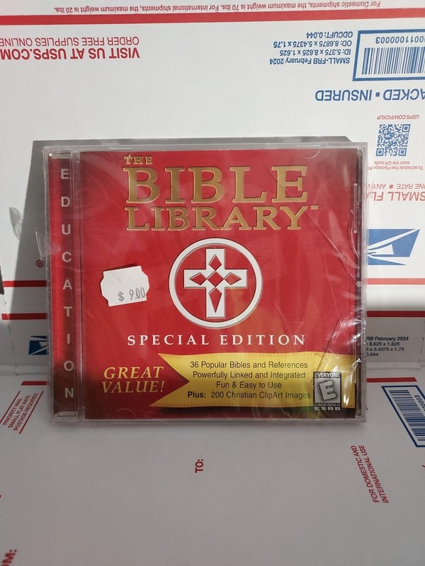 The Bible Library Special Edition 1999 ValuSoft Windows 95/98 NEW SEALED – #139