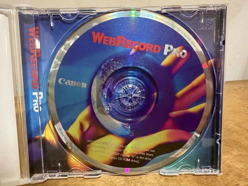 Canon Web Record Research Pro Disc Version 2 Camera Software for Windows gallery