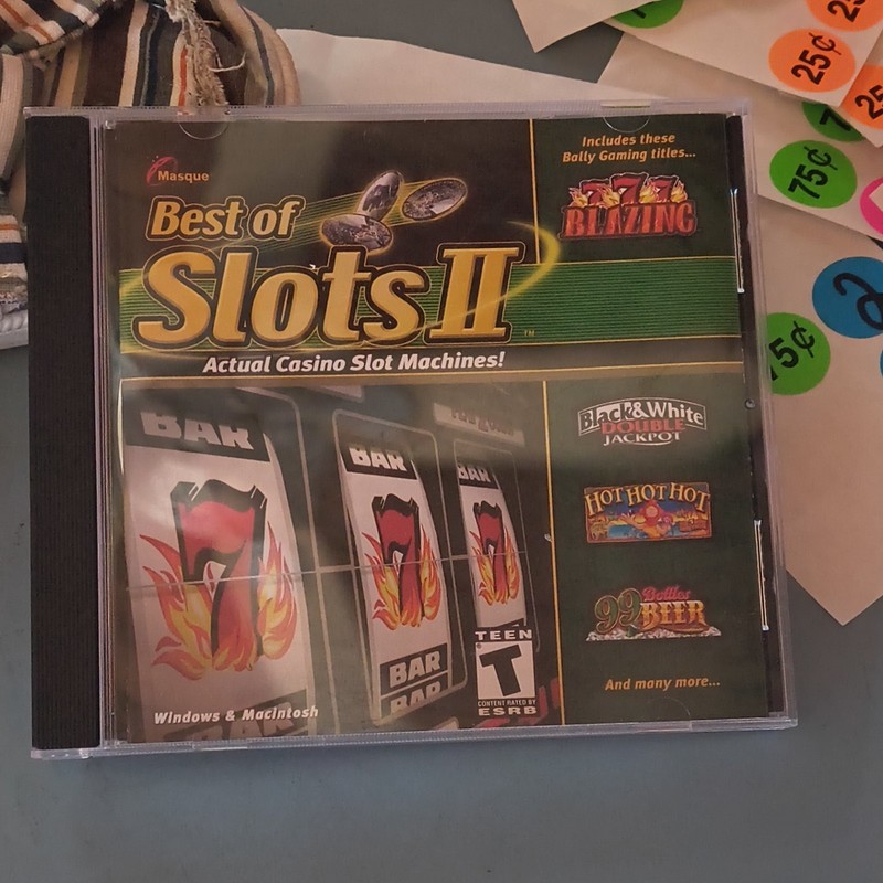 Masque Best of Slots II Casino Slot Machine Software CD for Windows