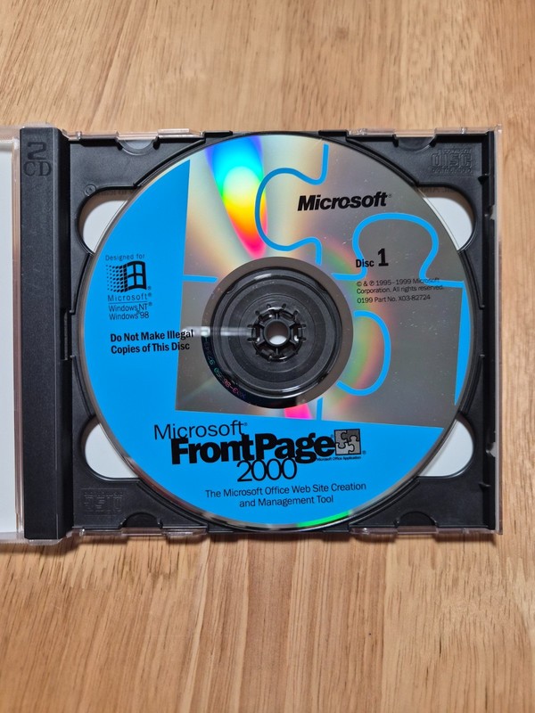 Microsoft FrontPage 2000 _ Full Version _ For Windows gallery