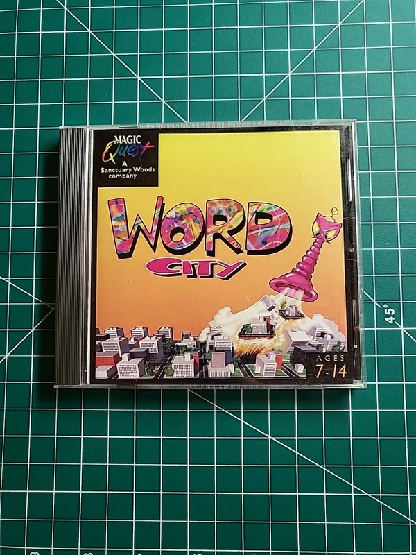 KIDSOFT WORD CITY 1995 Educational CD-ROM Game