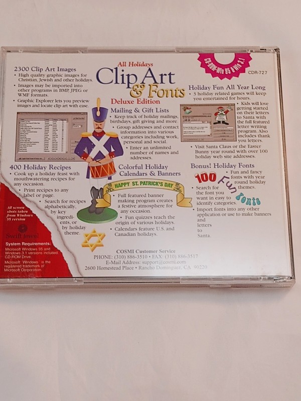Clip Art 12,000 + & All Holidays Clip Art & Fonts Deluxe Edition gallery