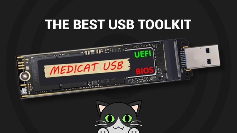 MediCat 40GB Bootable SSD and optional USB cable Bypass Windows Password Tools