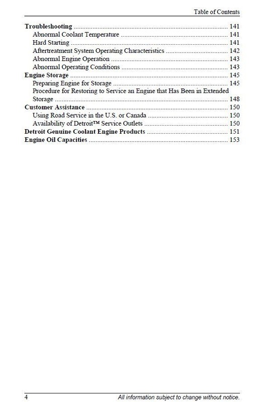 Detroit Diesel DD13 DD15 DD16 EPA07 10 Engine Service Repair Manual On CD gallery