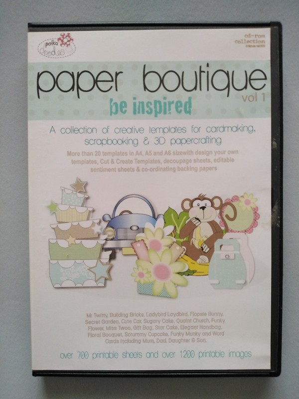 PAPER BOUTIQUE Vol 1 - Be Inspired - Papercraft CD Rom - Polka Doodles