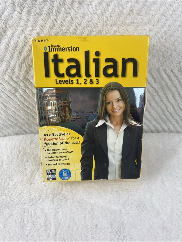 Instant Immersion Italian: Levels 1, 2, & 3, 9 CD Set