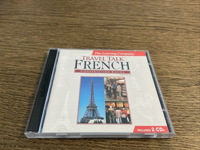 The Learning Company TRAVEL TALK FRENCH Conversation Basics 2-CD Set