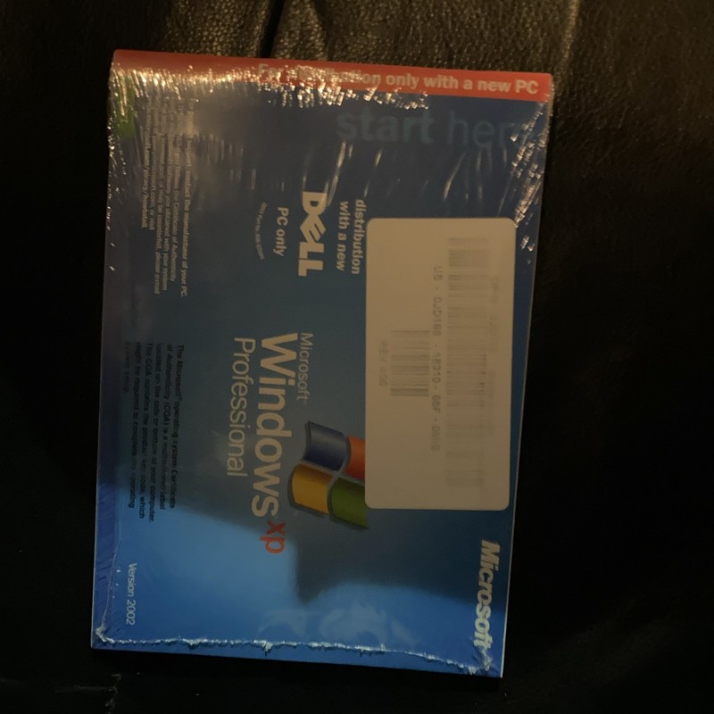 Dell Windows XP Professional full version Service Pack SP2 Reinstallation CD