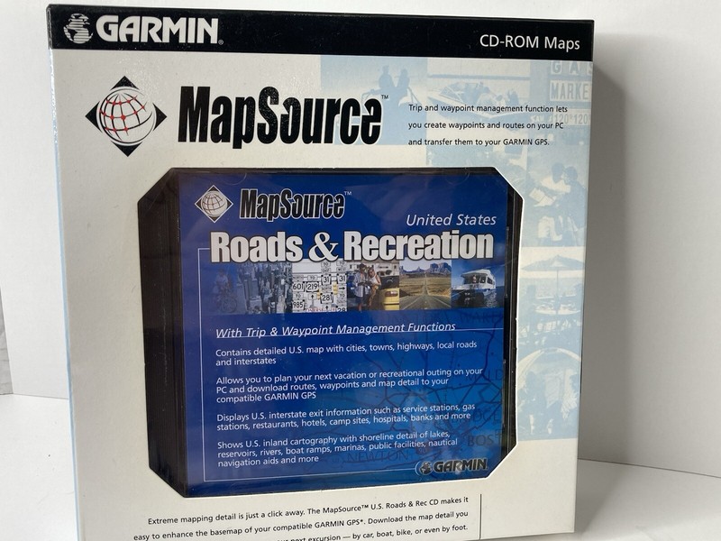 VINTAGE GARMIN MAP SOURCE UNITED STATES Roads & Recreation CD - ROM 2002 gallery
