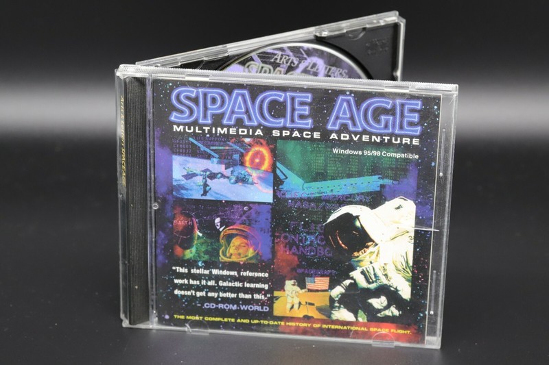 Arts & Letters Space Age (CD-Rom) Multimedia Space Adventure! History of Space!