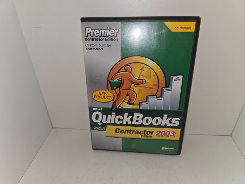 Intuit Quickbooks 2003 Premier Contractor Edition Upgrade Only w/Key Code