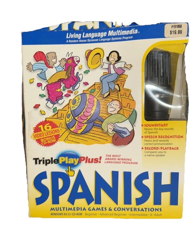 Triple Play Plus Spanish Living Language Series Spanish Learning System New gallery