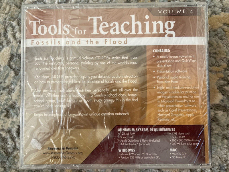 NEW SEALED Answers in Genesis 5 CD Set Tools for Teaching Ken Ham Creation gallery