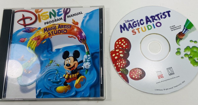 Disney’s Magic Artist Studio PC complete with Jewel Case and Booklet