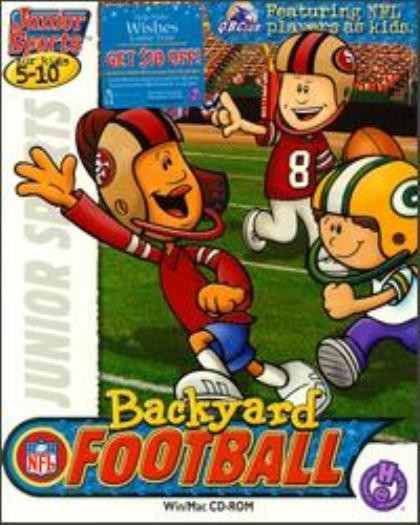 Backyard Football 1 PC MAC CD quarterback NFL manage teams players sports game!