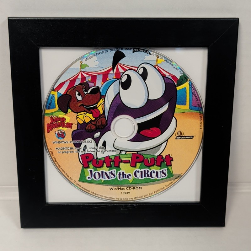 Putt-Putt Joins the Circus *FRAMED CD* Humongous Entertainment
