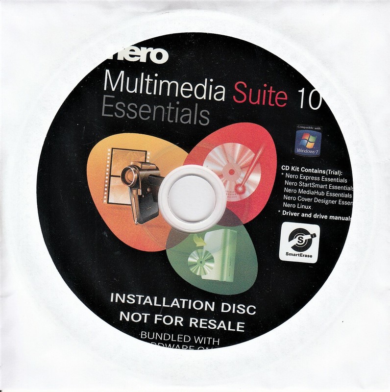 NERO MULTIMEDIA SUITE 10 ESSENTIALS INSTALLATION DISC – NEW! READ FULL LISTING!