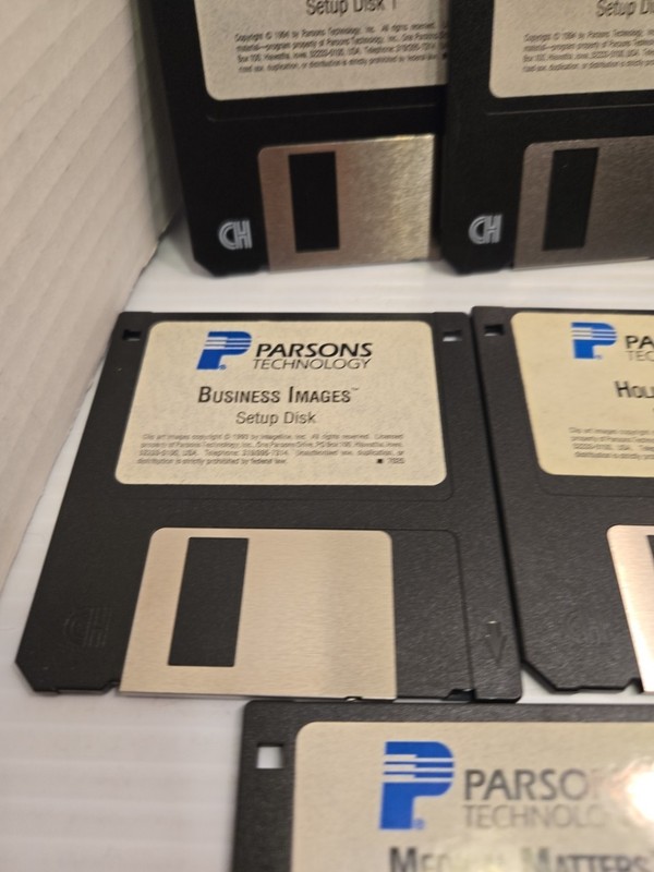 Parsons Technology Software Windows 3.5" Floppy Medical History Legal Images gallery