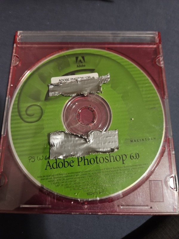 Adobe Photoshop 6.0 for MAC Macintosh (NOT UPGRADE) W serial number, Cd-key Code
