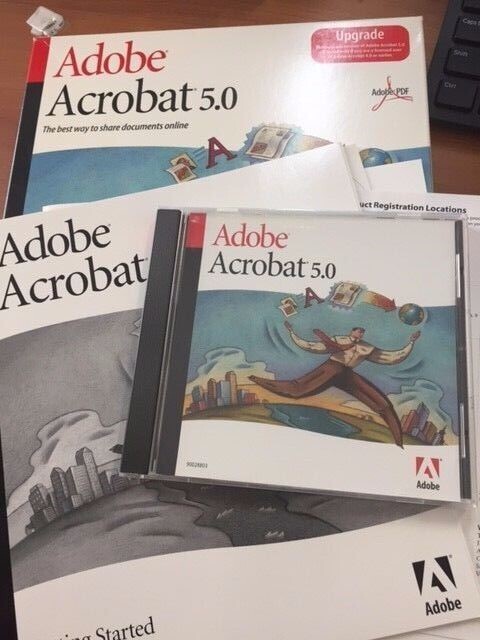 Adobe Acrobat 5.0 Upgrade Version For MAC OS 8.6, 9.04. or 9.1