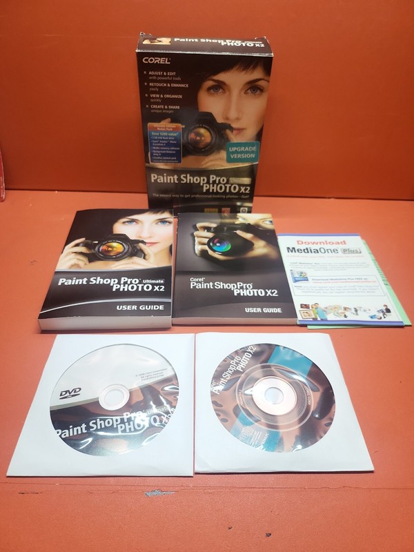 Corel Paint Shop Pro Ultimate Photo X2 Software Upgrade Version ~ Complete
