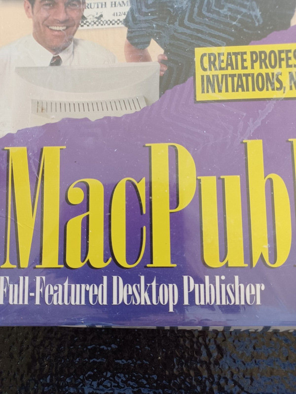 Mac Publisher, v. 1.0.4 1996 3.5 Flopy + Fonts/Boxes + Users Manual, MacSoft NEW gallery