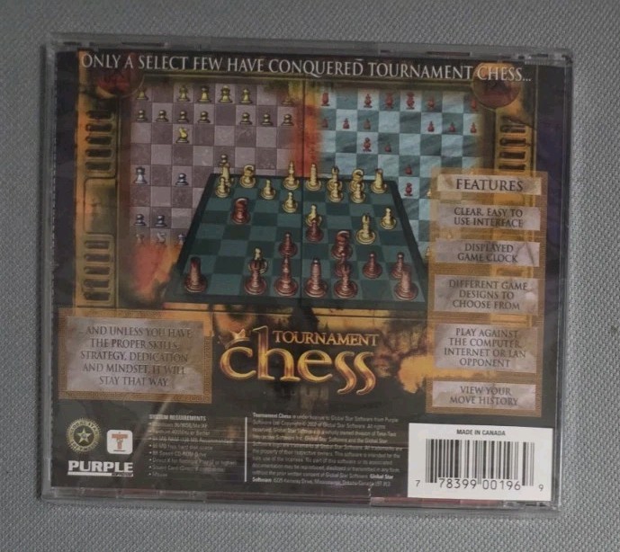 Tournament Chess - PC Game - Global Star Software - Factory Sealed - Brand New gallery
