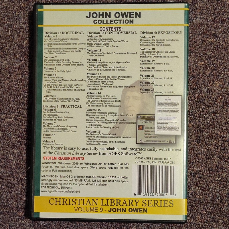 Ages Digital Library John Owen Collection Volume 9 Of Christian Library Series gallery
