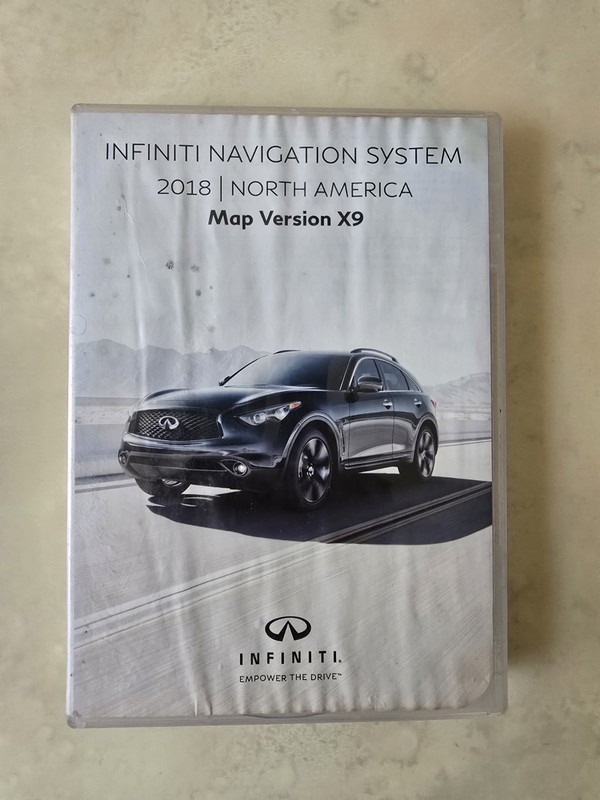 OEM Infiniti Navigation System 2018 North America Map Version X9 DVD Disc Set w/