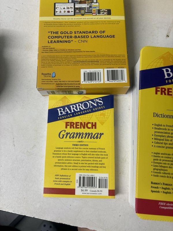 Rosetta Stone Learn French Bonus Pack Lifetime Online Access Grammar.Dictionary gallery