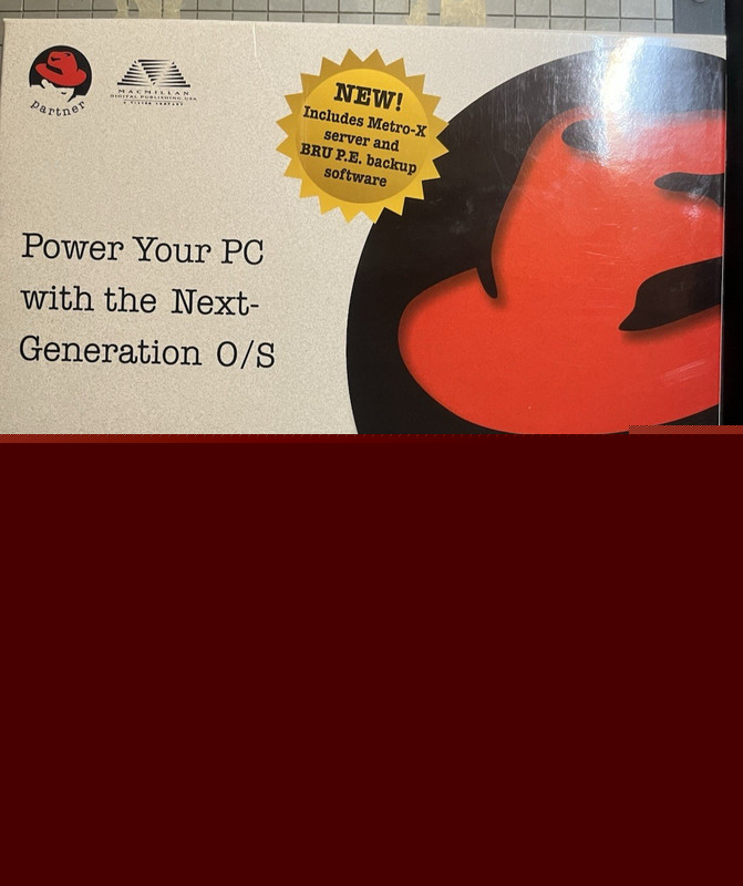 Red Hat Linux 5 Complete Big Box • 2 CDs, Floppies, Inserts • 1997 Retail