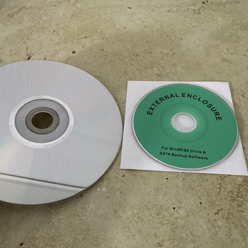 external enclosure win 98/se drive & sata backup cd Mini Disc gallery