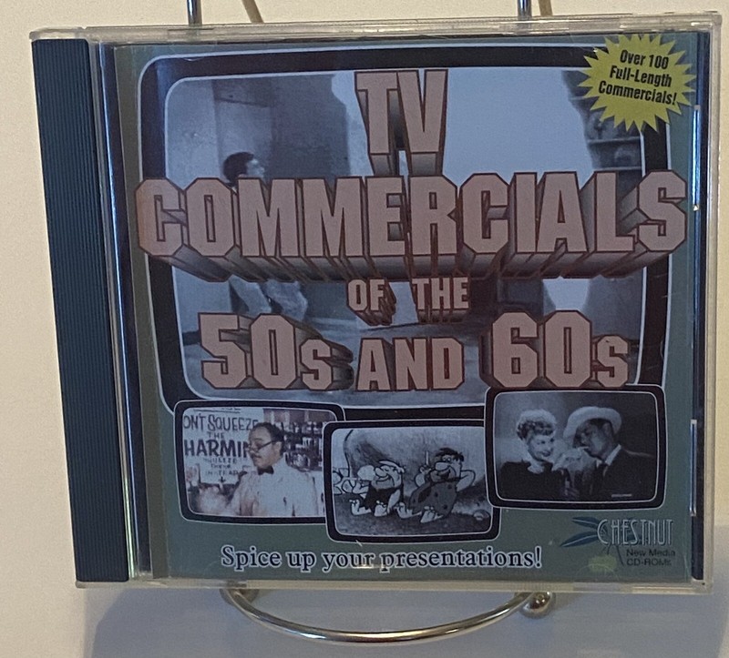 TV Commercials: The 50’s & 60’s Volume 1 PC CD-ROM (CD Titles, 1994)