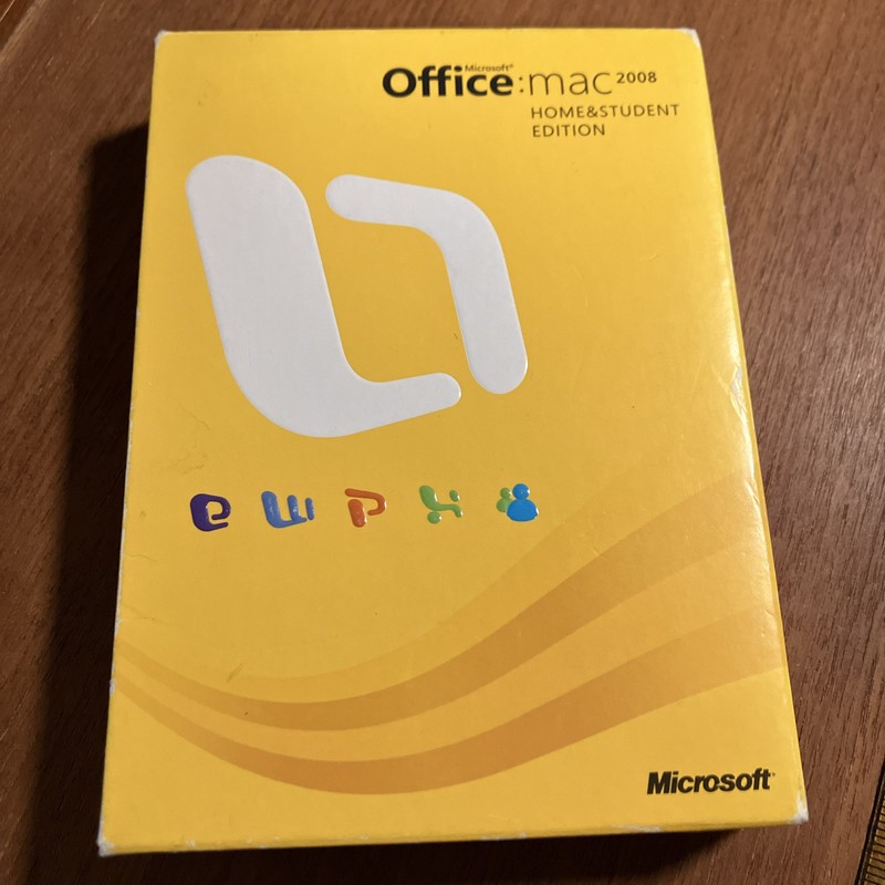 MICROSOFT OFFICE MAC 2008 HOME & STUDENT EDITION PRODUCT KEYS