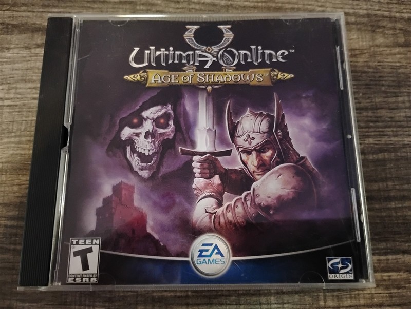 Ultima Online Age of Shadows PC CD-ROM 2003 EA Games ORIGIN Windows 98/Me Expans