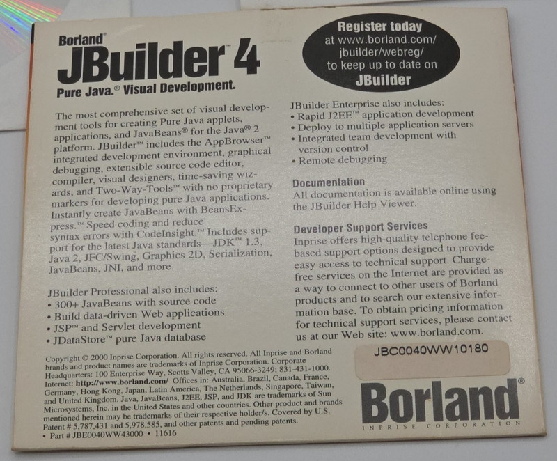 Borland JBuilder CD Set (3 CDs) - No Product Key gallery