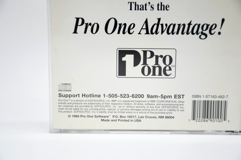 1994 Pro One Software Windows Multimedia Spanish - CD-ROM gallery