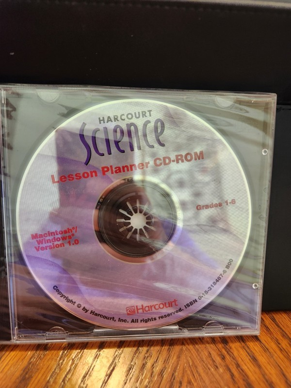 SCIENCE GRADE 1-6 Lesson Planner CD-ROM Harcourt Teacher Homeschool gallery