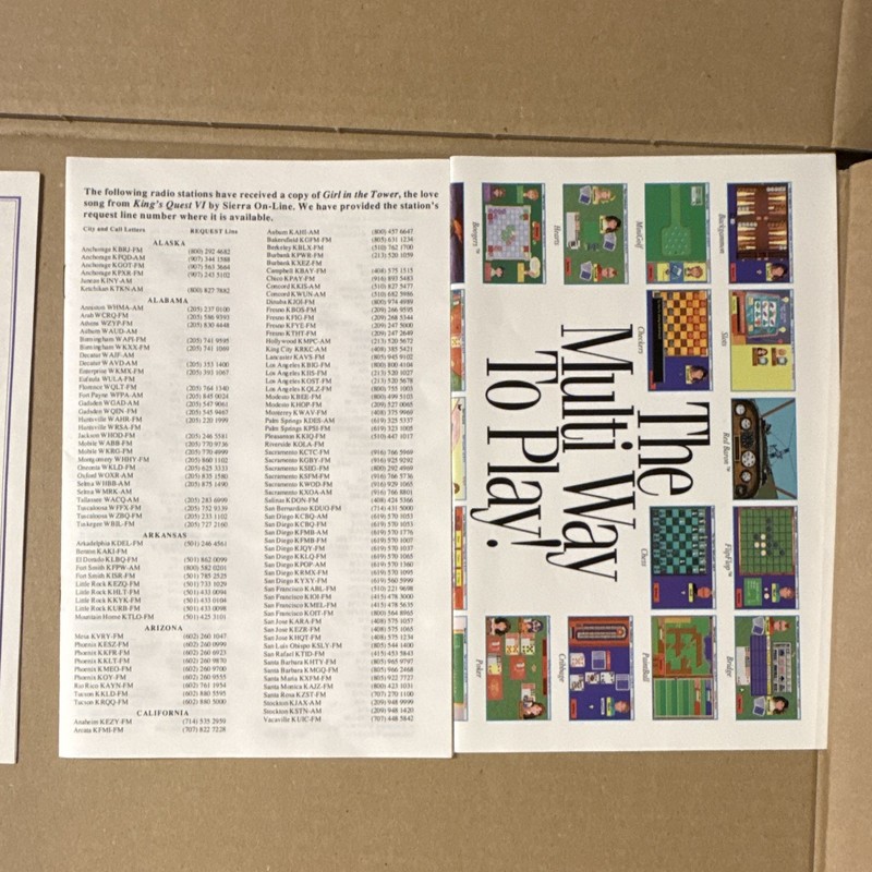 Sierra King's Quest VI Heir Today, Gone Tomorrow MS-DOS 3.5" Floppy gallery