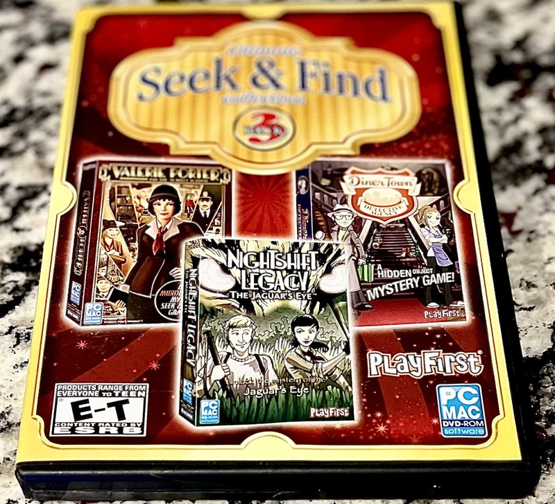 Ultimate Seek & Find Collection 3 Game Pack PC MAC DVD ROM Windows Encore Boxed