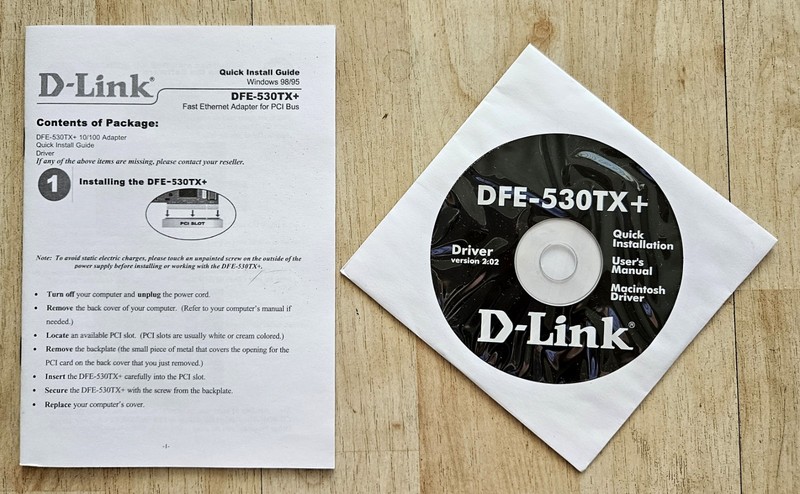 D-Link DFE-530TX+ Driver CD & Install Guide