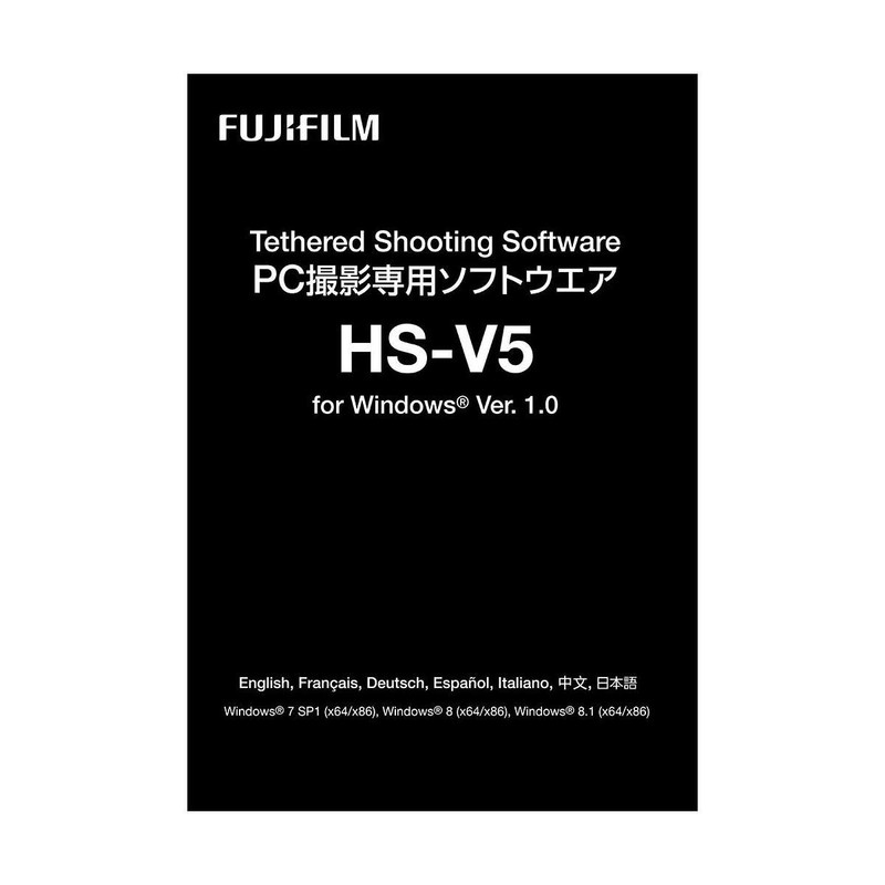 Fujifilm Hyper-Utility 3 Tethered Shooting Software HS-V5 1.1 #16454241