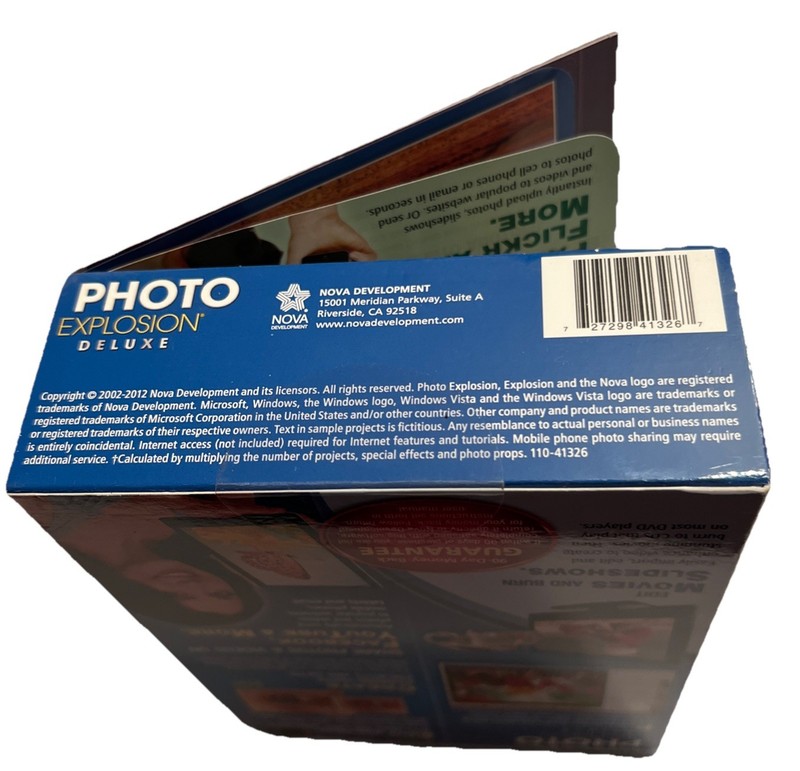 Photo Explosion Deluxe Version 5 Digital Editing Software Box NEW Unopened Box gallery