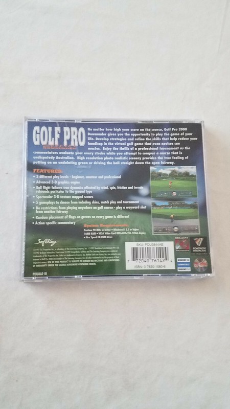 GOLF PRO 2000 DOWNUNDER For PC CD-ROM WINDOWS 3.1/95 SoftKey 1997 gallery