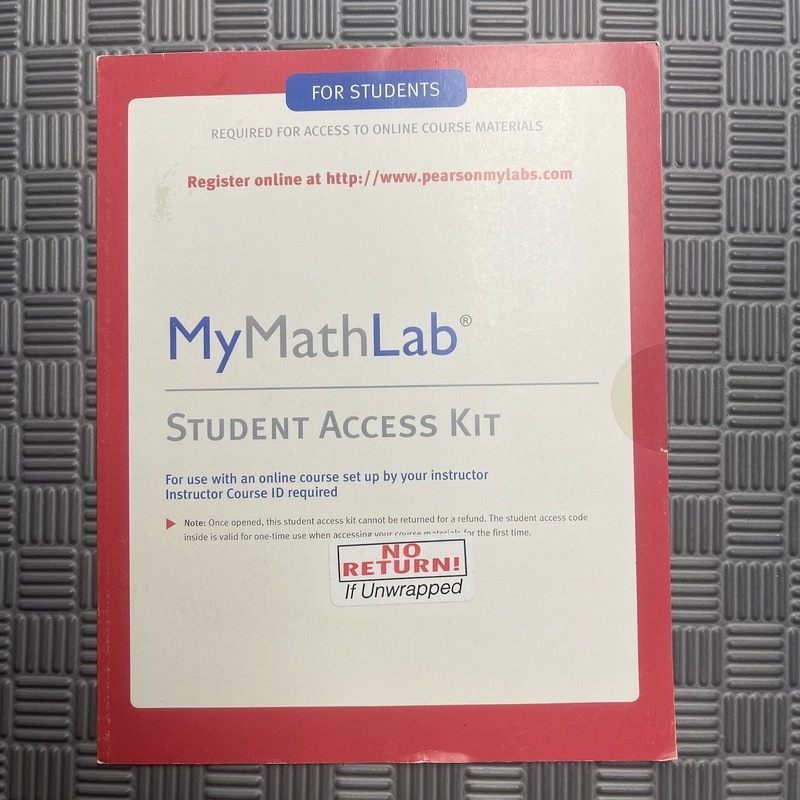 MyMathLab Student Access Code Kit 9780321199911