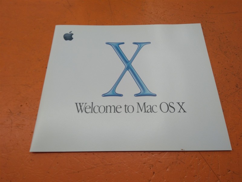 ⭐️⭐️⭐️⭐️Apple Mac OS X Version 10.0.3 Upgrade CD 1Z691-3103-A & Manual M8518LL/A gallery