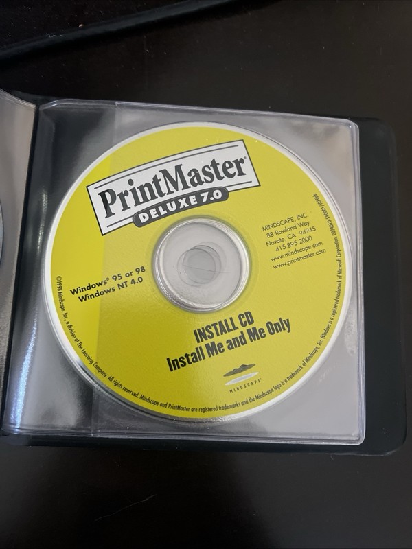 PrintMaster Gold 10 & PrintMaster 7 Deluxe Broderbund Software gallery