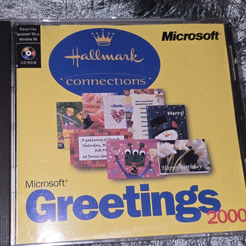 Hallmark Connections Greetings Cd Rom Lot - 1999 & 2000 W/Keys Windows 95 / 98 gallery