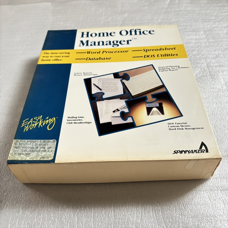 Tandy / IBM Home Office Manager With Box Rare gallery