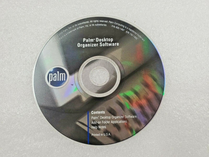 Palm Desktop Organizer Software CD Add-on Folder Applications P/N 400-1497